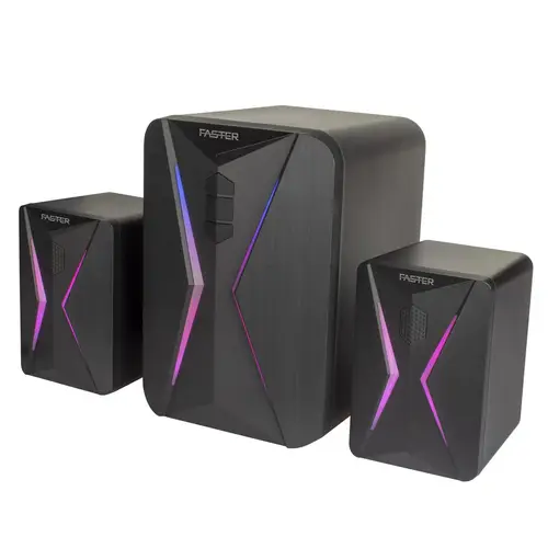 Faster Bluetooth Lighting Mini Gaming Speaker with Subwoofer (G1000) - Image 2