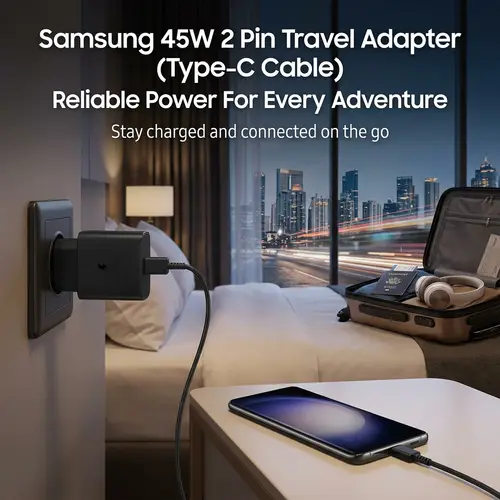 Samsung 45W 2 Pin Travel Adapter (Type-C Cable) - Image 4