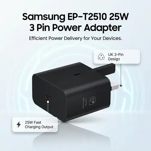 Samsung EP-T2510 25W 3 Pin Power Adapter
