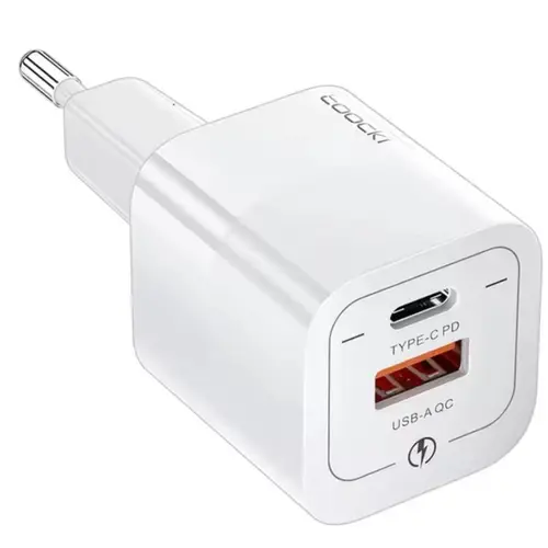 Toocki P033CK11A1CO 33W GaN Dual-Port Super Fast Charging Power Adapter