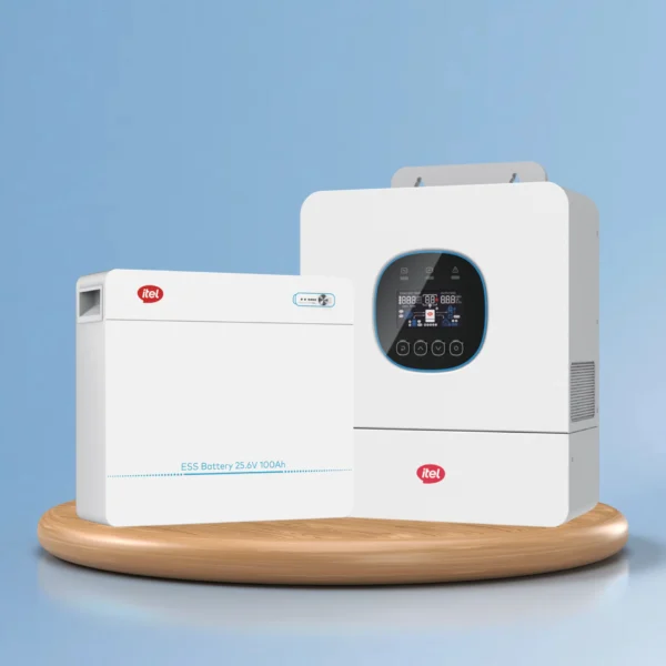 iTel 3kw Pro with 25.6V 100AH Lithium Battery
