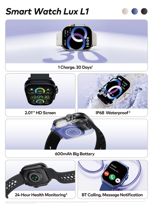 Lux L1 Smart Watch Sale price - Image 4
