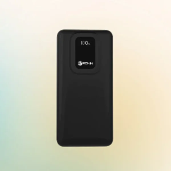 Ronin R-4025 20000mAh Power Bank - Reliable Charging in Black