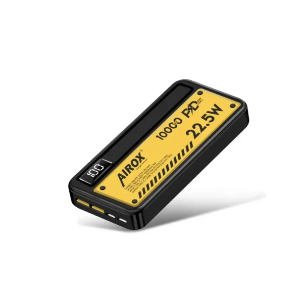 Airox PB-12 10000mAh Power Bank - Fast Charging & Portable Design