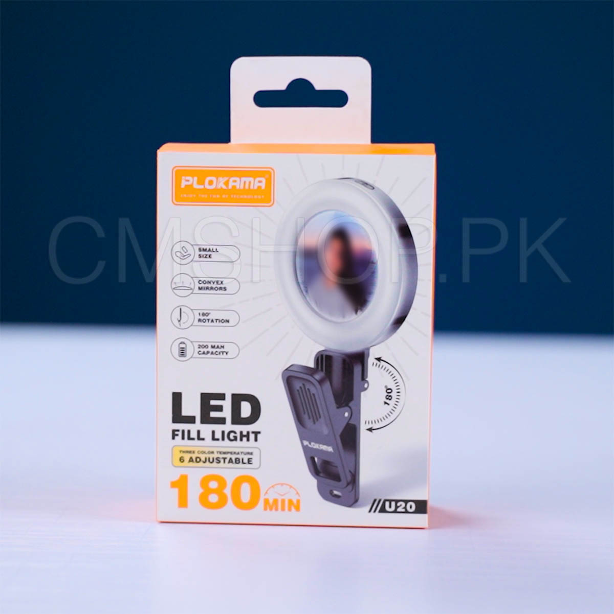 PLOKAMA U20 Mini Selfie Ring Light - Image 2