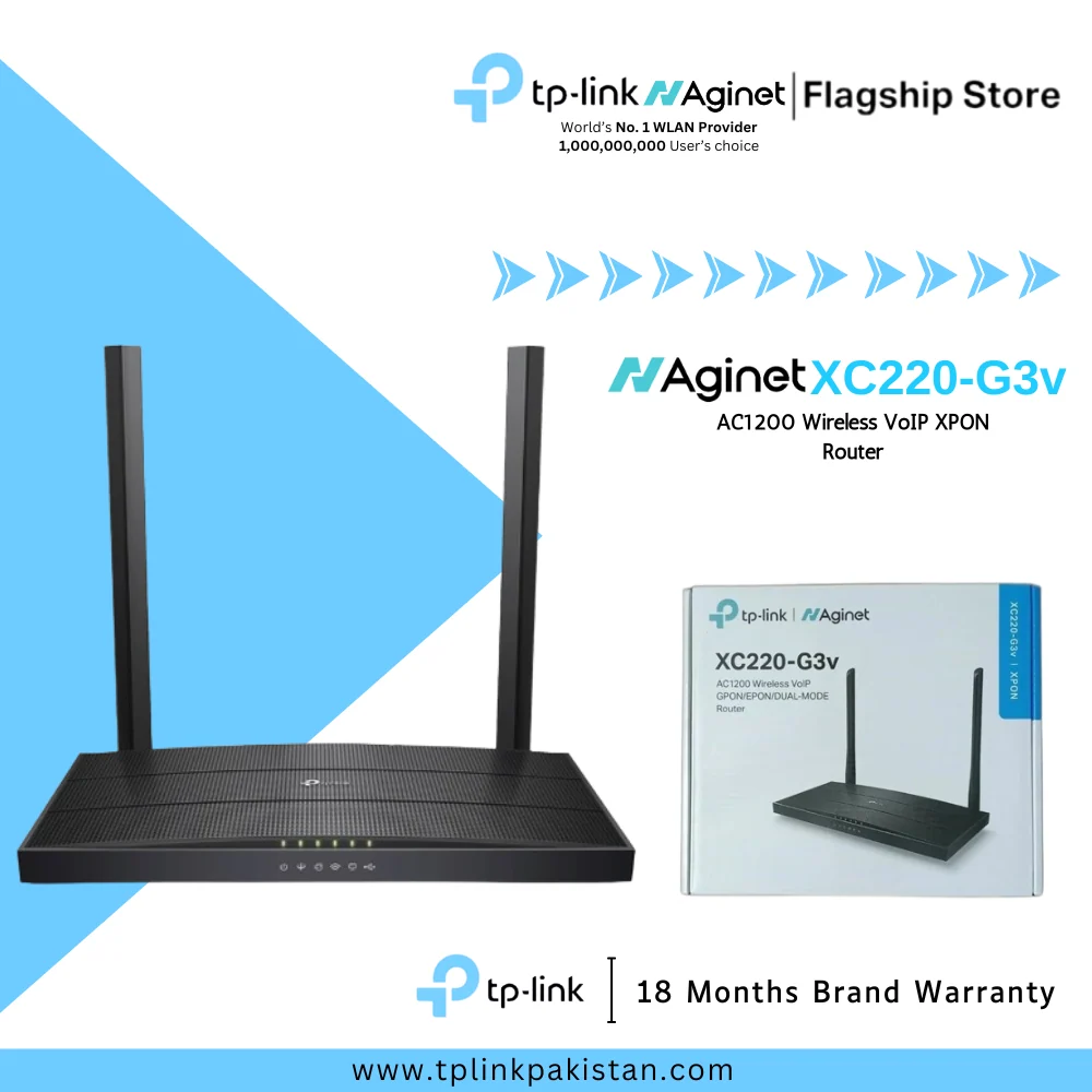 TP-Link Wi-Fi Fiber Router Dual Band Gigabit XC220-G3v XPON/EPON/GPON AC1200 Wireless VoIP XPON Router - Image 4