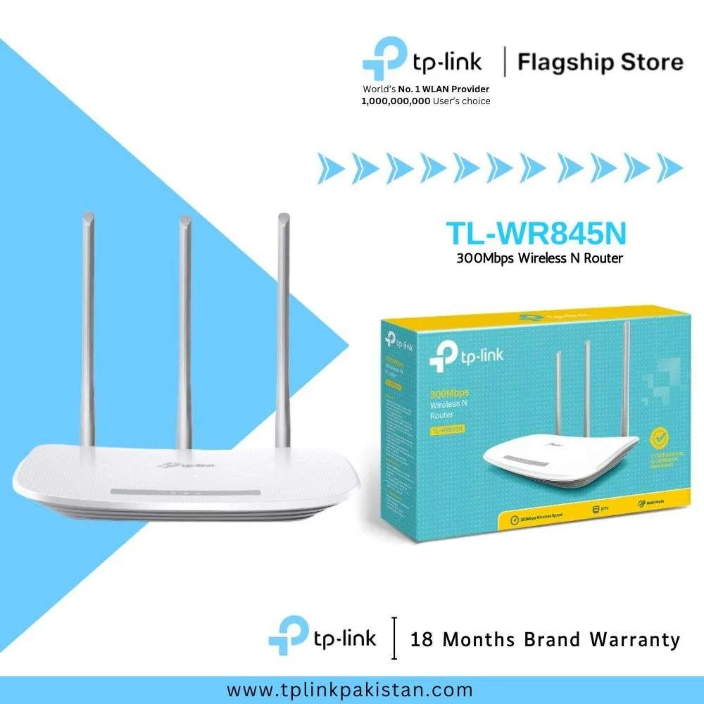 TP-Link TL-WR 845N 300Mbps Wireless N Router - Image 3